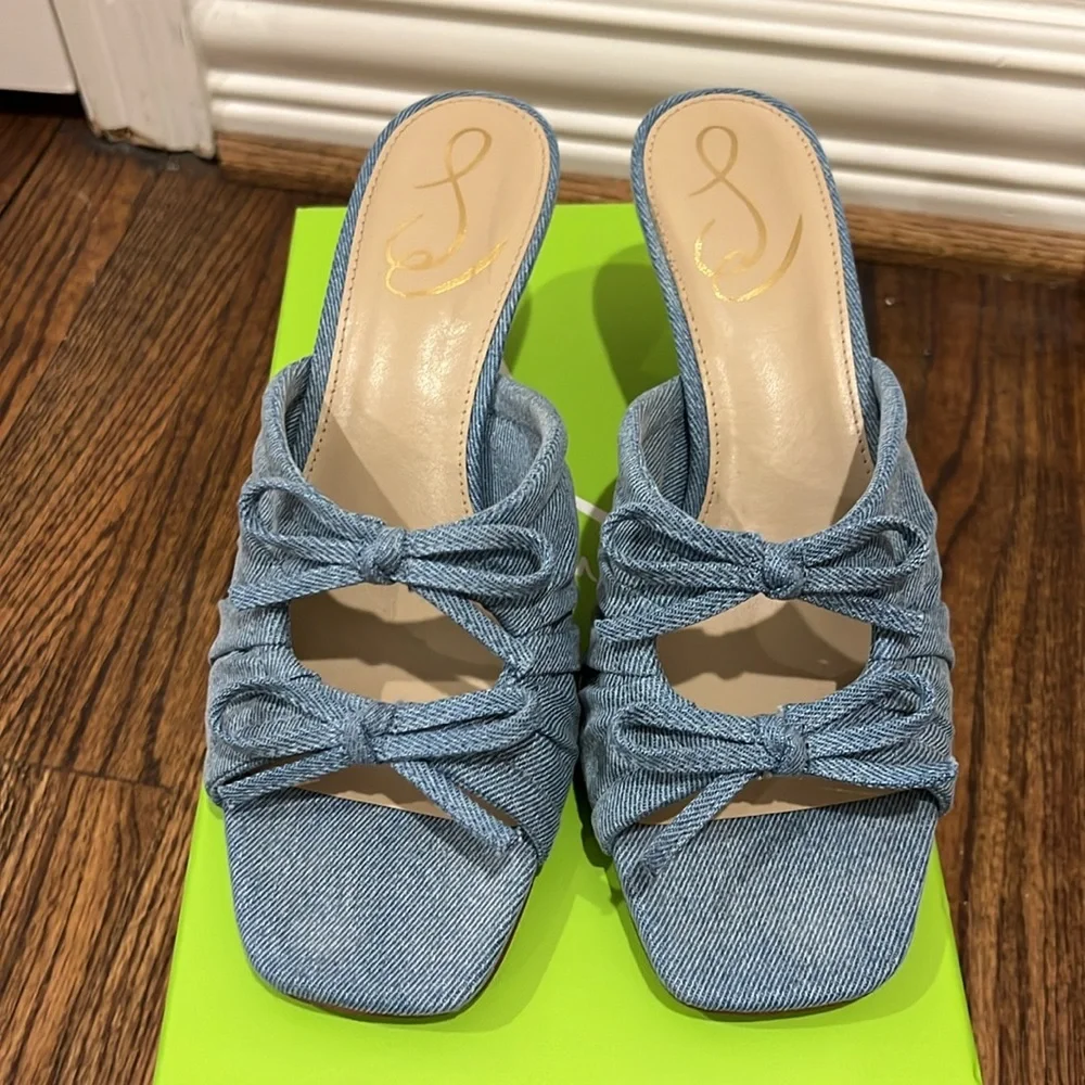 Sam Edelman Pia in Blue Denim - Picture 3 of 6